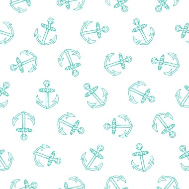 Anchor seamless pattern clipart