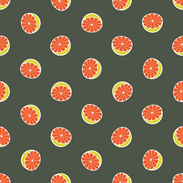 柑橘類のパターン — ストックベクタ