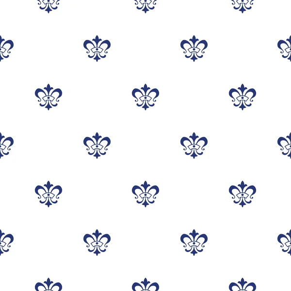 Lis de fleur naadloze patroon — Stockvector