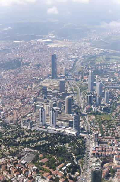 Vue aérienne du côté européen d'Istanbul, Turquie — Photo