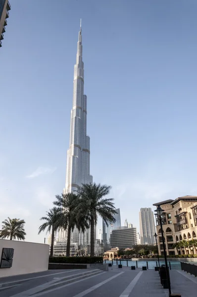 Nézd Emaar kerület, downtown Dubai, Egyesült Arab Emírségek — Stock Fotó