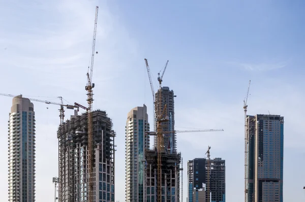 Pohled na Emaar okres, downtown Dubai, Spojené arabské emiráty — Stock fotografie