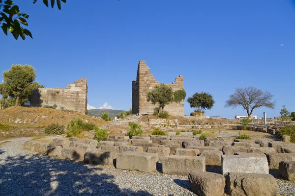 Starověké struktura historických Myndos Gate mezi Gumbet a Bodrum, Bodrum Turecko — Stock fotografie