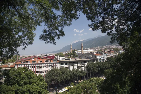 Vista del quartiere centrale di Bursa, tacchini quarta città più grande — Foto Stock