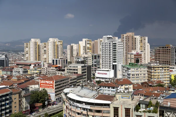 Vista del quartiere centrale di Bursa, tacchini quarta città più grande — Foto Stock