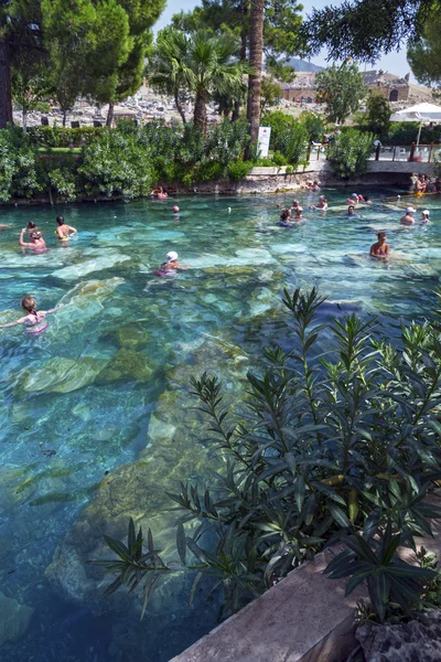 Piscina de Cleopatra en Pamukkale, Turquía — Foto de Stock