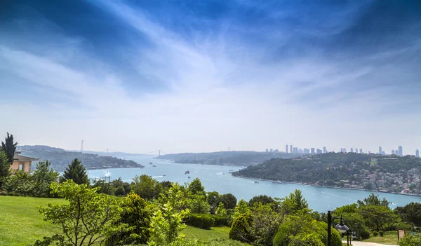 Istanbul Widok ogólny z Otagtepe, Beykoz — Zdjęcie stockowe