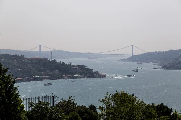 Γενική άποψη της Κωνσταντινούπολης από Otagtepe, Beykoz — Φωτογραφία Αρχείου