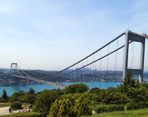 Istambul vista geral de Otagtepe, Beykoz — Fotografia de Stock