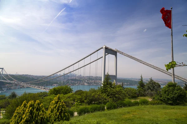 Γενική άποψη της Κωνσταντινούπολης από Otagtepe, Beykoz — Φωτογραφία Αρχείου