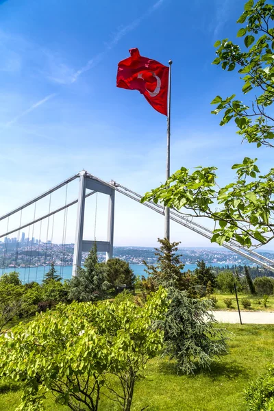 Istanbul general view from Otagtepe, Beykoz — Stock Photo, Image