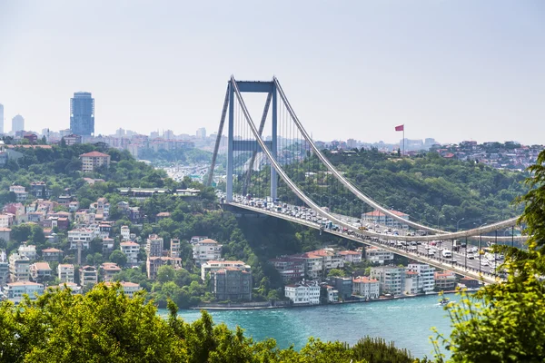 Istanbul Widok ogólny z Otagtepe, Beykoz — Zdjęcie stockowe