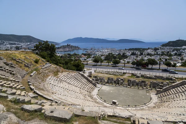 Antike römische amphitheater in bodrum, truthahn — Stockfoto