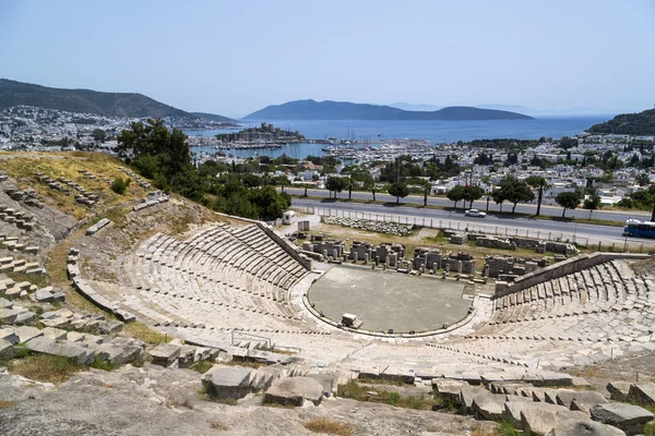Antike römische amphitheater in bodrum, truthahn — Stockfoto