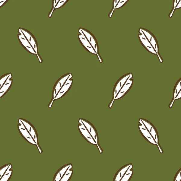 Lindo patrón de hojas sin costura — Archivo Imágenes Vectoriales