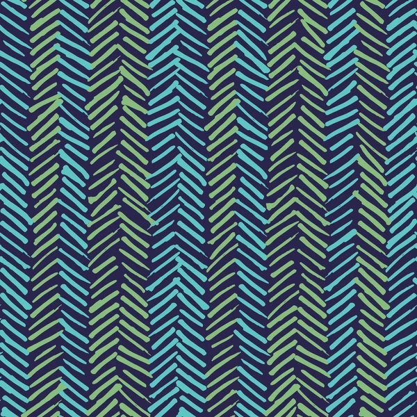 Modèle sans couture barbouillé chevrons design — Image vectorielle