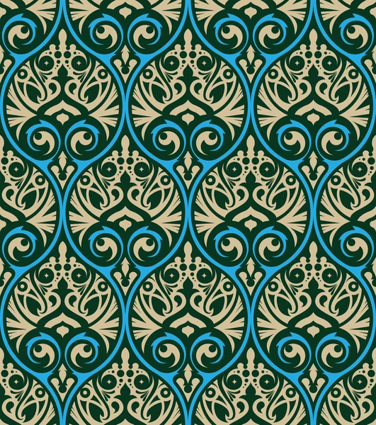 Classical ornate seamless pattern background — ストックベクタ