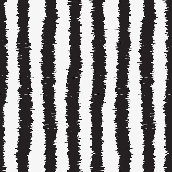 Sketchy stripes seamless pattern — Stok Vektör