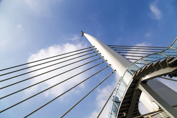 Detalhe de Istambul Metro Bridge sobre Halic ou Golden Horn, Turquia — Fotografia de Stock