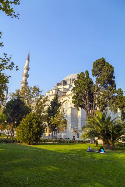 Suleymaniye moskén, Istanbul, Turkiet — Stockfoto