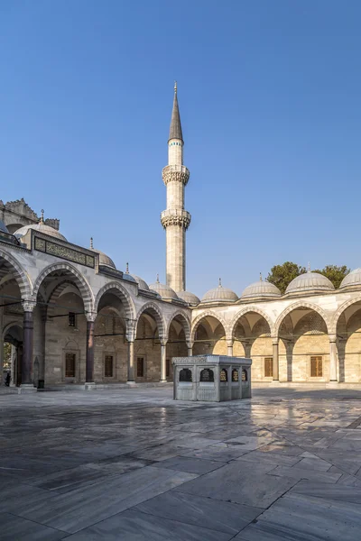 Interior view from the Suleymaniye Mosque, Istanbul — Stock Photo, Image