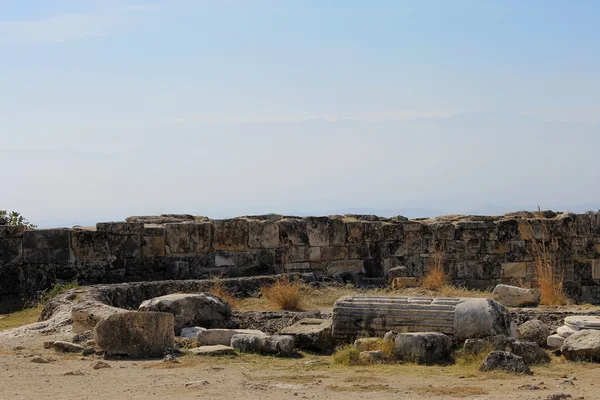 Ruinas en la antigua ciudad Hierapolis Turquía —  Fotos de Stock