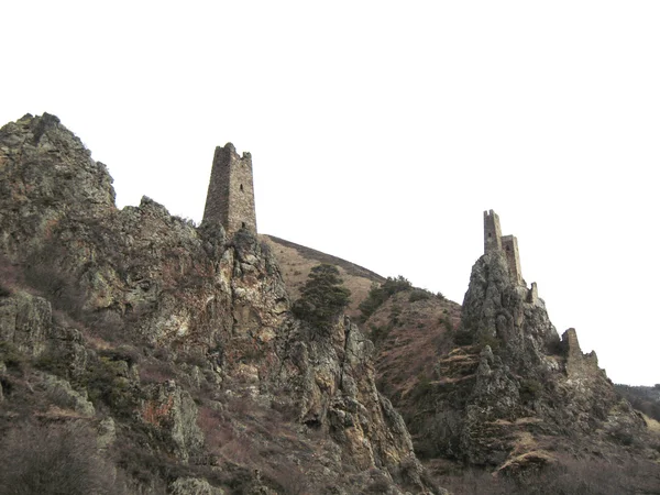 Torres de Ingushetia. Arquitectura antigua y ruinas —  Fotos de Stock