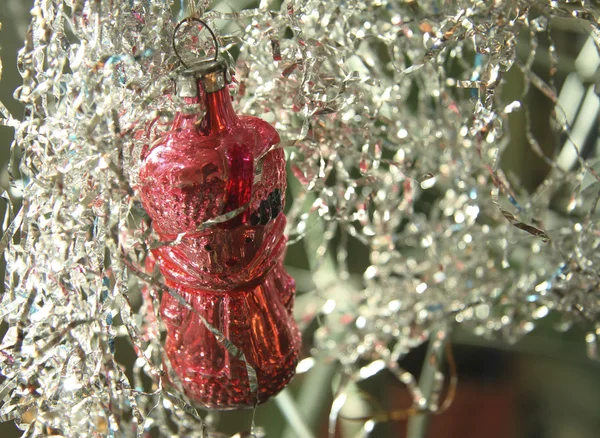 Décoration d'arbre de Noël sur le sapin de Noël — Photo