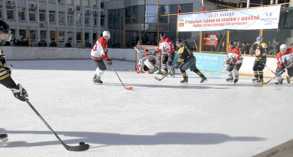 Campeonato de hockey La Copa del Alcalde Pyatigorsk —  Fotos de Stock