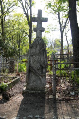 Eski mezarlığı. Tarihsel Pyatigorsk parçası