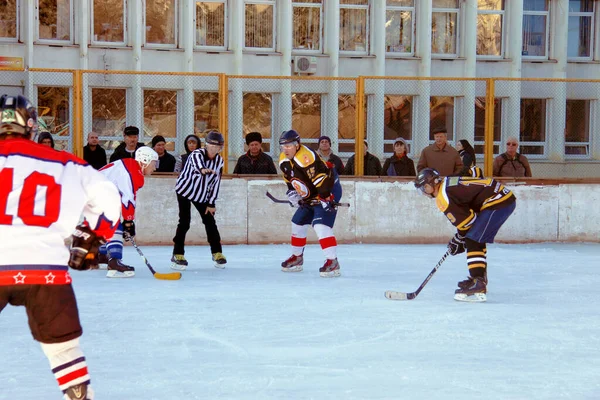 Championnat Hockey Coupe Maire Pyatigorsk Russie Pyatigorsk Janvier 2015 — Photo