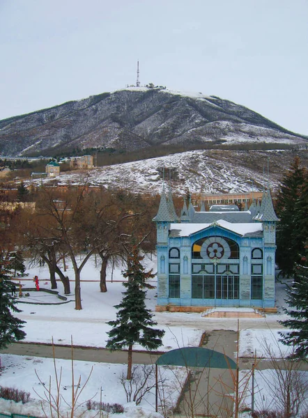 Galerie Lermontovs Pyatigorsk Russische Federatie Architectuur Bezienswaardigheden Van Pyatigorsk Wintertijd — Stockfoto