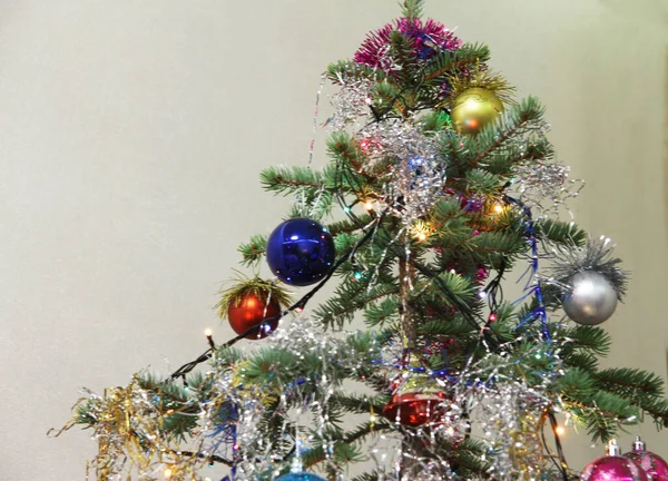 Kerstboom Decoratie Hangend Aan Kerstboom — Stockfoto