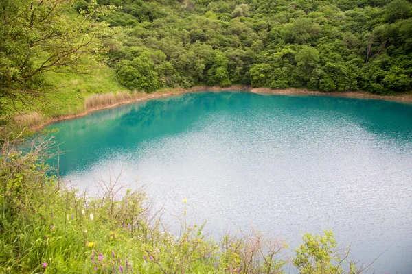 Lago Gran Shadcurey Sarnakovo Kabarda Cáucaso Septentrional Federación Rusa — Foto de Stock