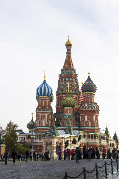 Basil Cathedral Red Square Moscow Russian Federation Oct 2018 — Stock Photo, Image