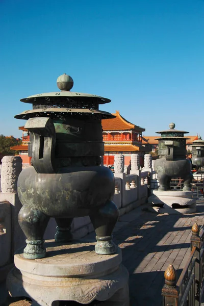 Den Förbjudna Stadens Tempel Peking Kina Oktober 2013 — Stockfoto