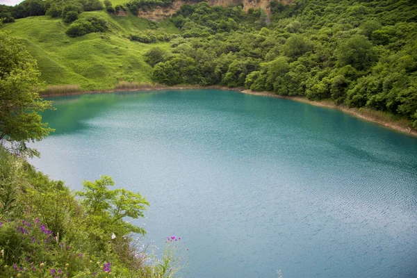 Lake Big Shadcurey Sarnakovo Kabarda Northern Caucasus Russian Federation — Stock Photo, Image