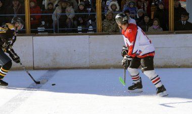 Hokey şampiyonası Belediye Başkanı Pyatigorsk Kupası. Rusya, Pyatigorsk 31 Ocak 2015