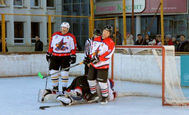 Hokey şampiyonası Belediye Başkanı Pyatigorsk Kupası. Rusya, Pyatigorsk 31 Ocak 2015