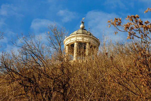 Χειμώνα Του Αίολους Χαρπ Στο Βουνό Μασούκ Pyatigorsk Landmarks Monuments — Φωτογραφία Αρχείου