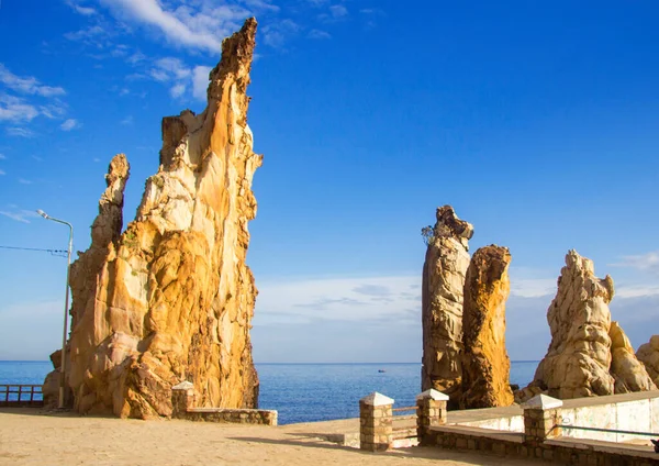 Beroemde Rotsen Aan Kust Van Tabarca Tunesië — Stockfoto