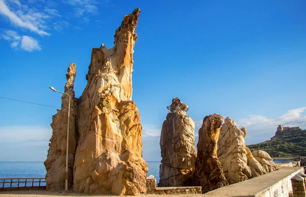 Знаменитые Скалы Побережье Табарки Тунис — стоковое фото