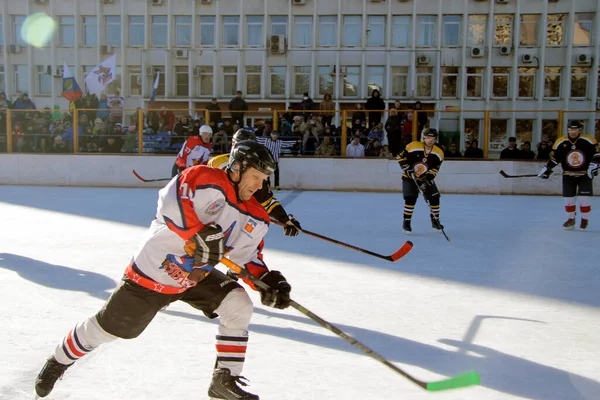 Hockey Kampioenschap Beker Van Burgemeester Pyatigorsk Rusland Pyatigorsk Januari 2015 — Stockfoto