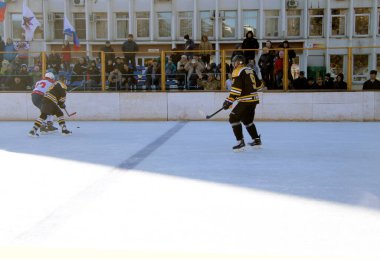 Hokey şampiyonası Belediye Başkanı Pyatigorsk Kupası. Rusya, Pyatigorsk 31 Ocak 2015