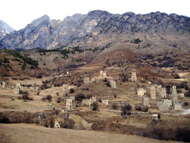 İnguşetya kuleleri. antik mimari ve kalıntılar