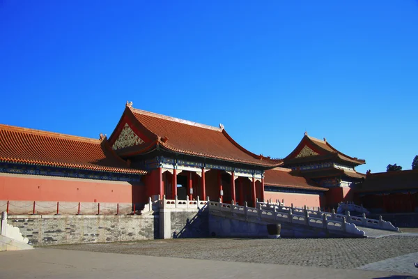 Chrámy Zakázané město v Pekingu v Číně — Stock fotografie