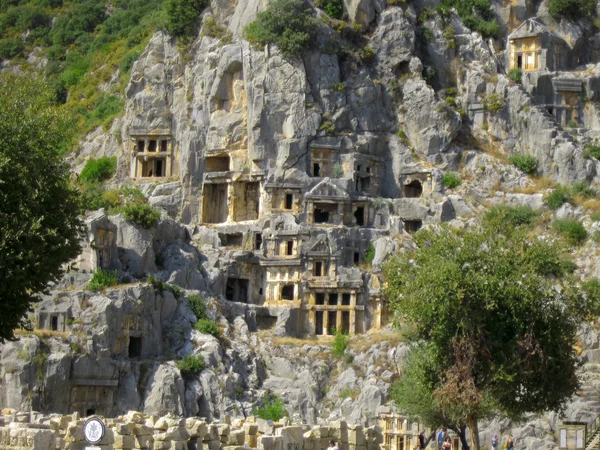 Antike tote Stadt in myra demre Türkei — Stockfoto