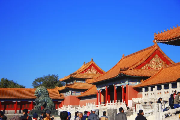 Świątynie z Zakazanego Miasta w Pekinie — Zdjęcie stockowe