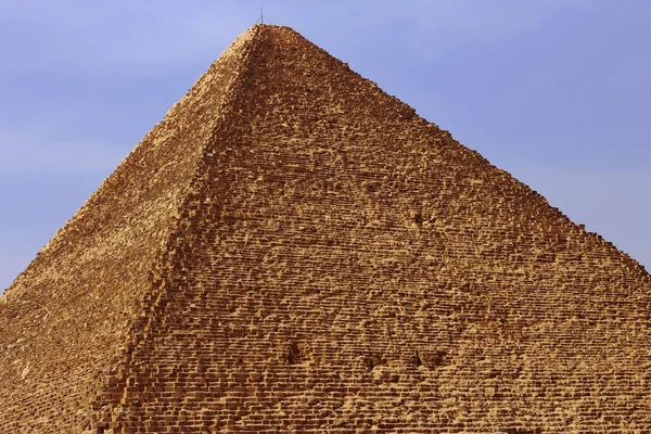 Pyramids in desert of Egypt in Giza — Stock Photo, Image