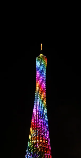 Canton tower, Guangzhou, China skyline on the Pearl River — Stock Photo, Image